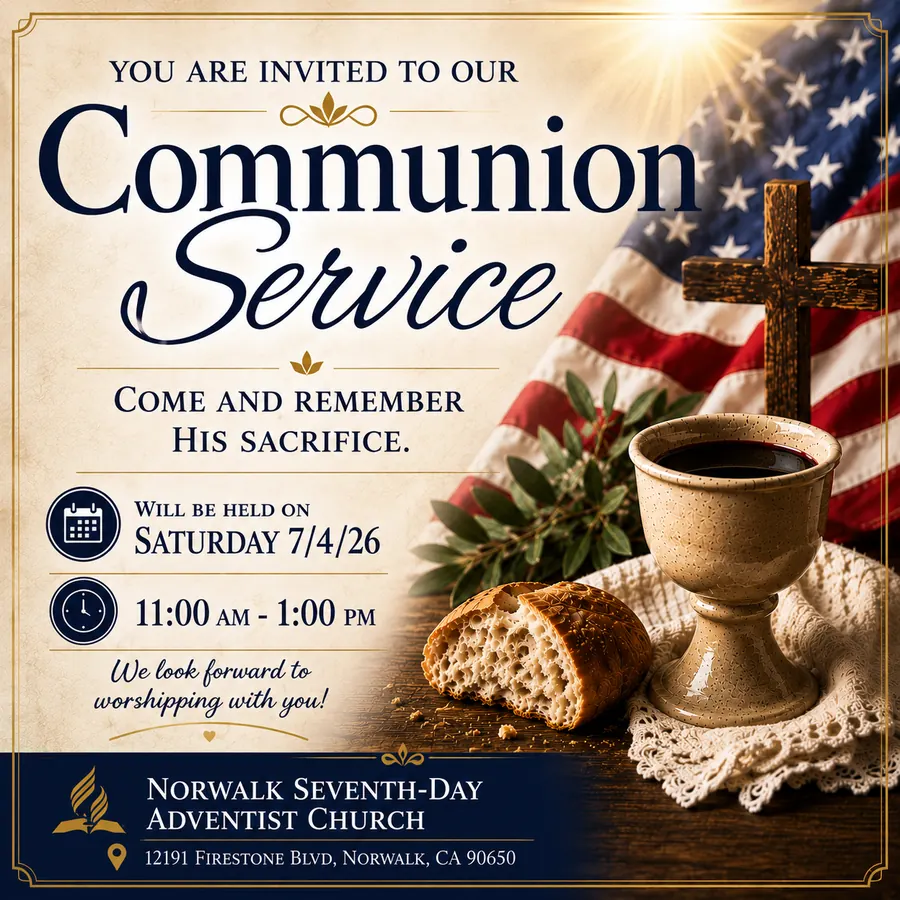 Norwalk SDA Church Sabbath worship service